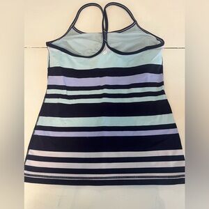 lululemon athletica Striped Tank Top - Blue and Black